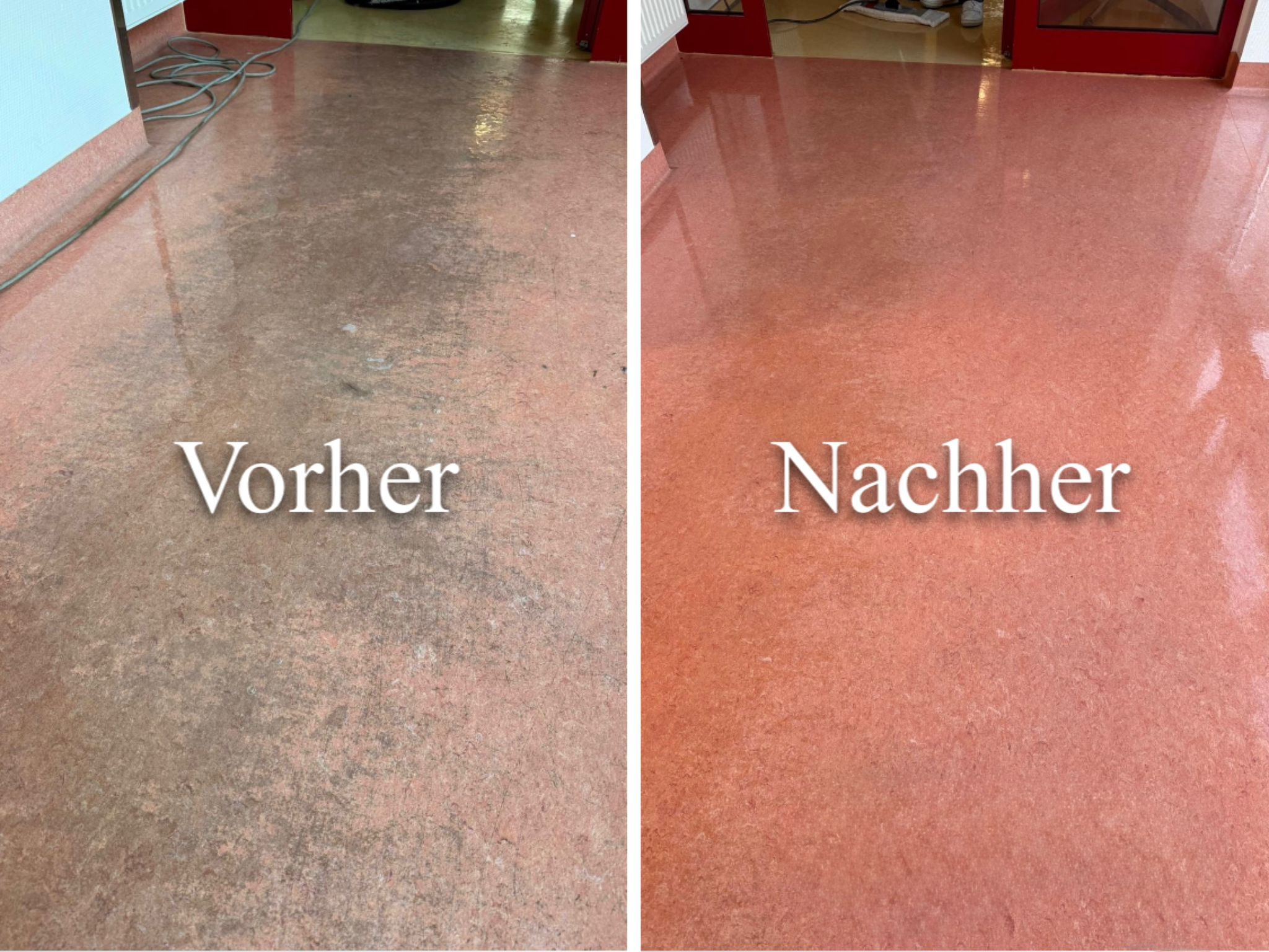 Vorher / Nachher – Reinigungsergebnis
